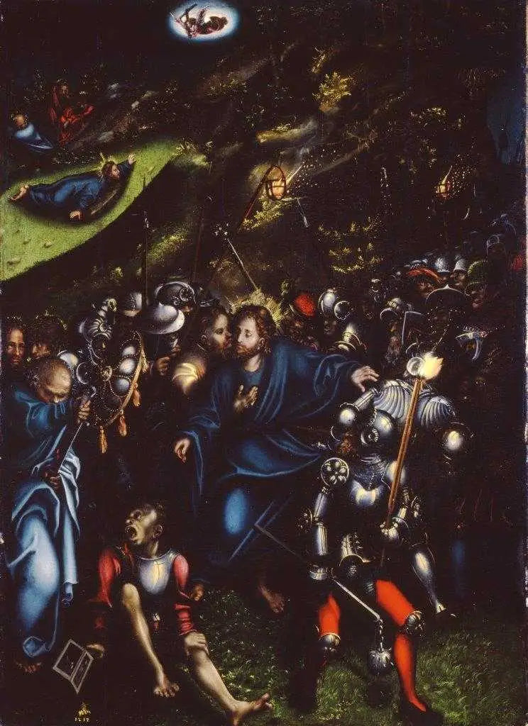 İsa'nın İhaneti ve Tutuklanması - Lucas Cranach the Elder