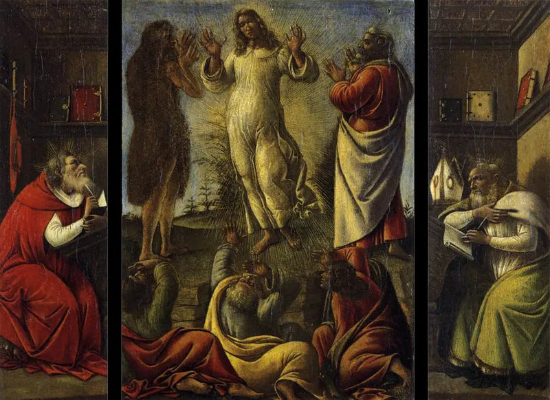 Dönüşüm, Aziz Hieronymus ve Aziz Augustinus - Sandro Botticelli