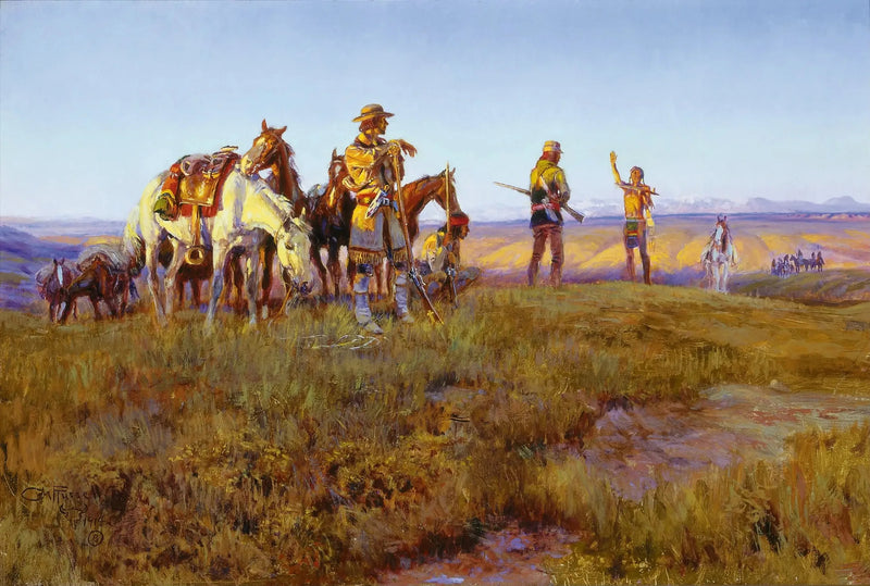 Wildman'in Barış Antlaşması – Barış Kâğıdı - Charles Marion Russell