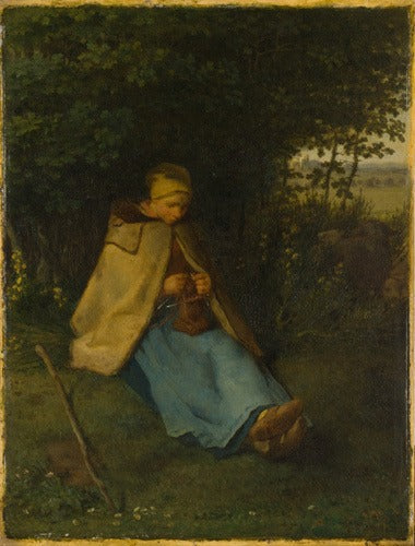 La Tricoteuse - Jean-François Millet
