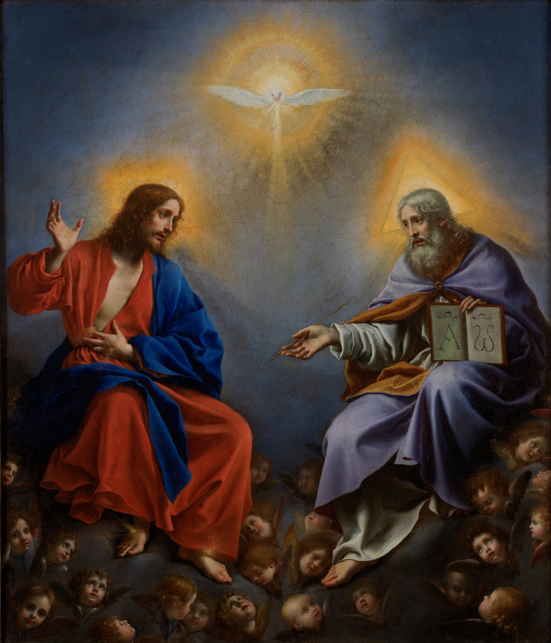 Trinity in Glory - Carlo Dolci
