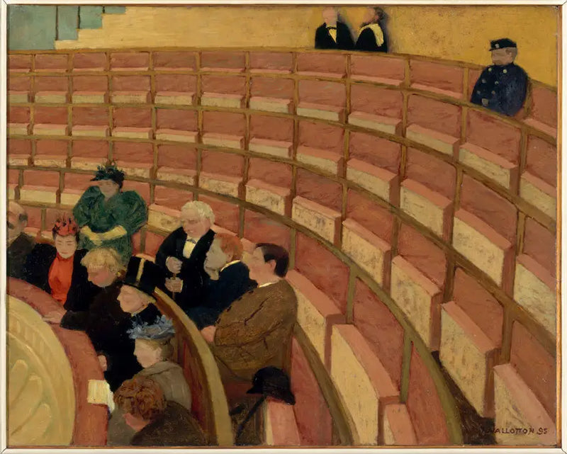 Châtelet Tiyatrosu'nun Üçüncü Galerisi - Félix Vallotton