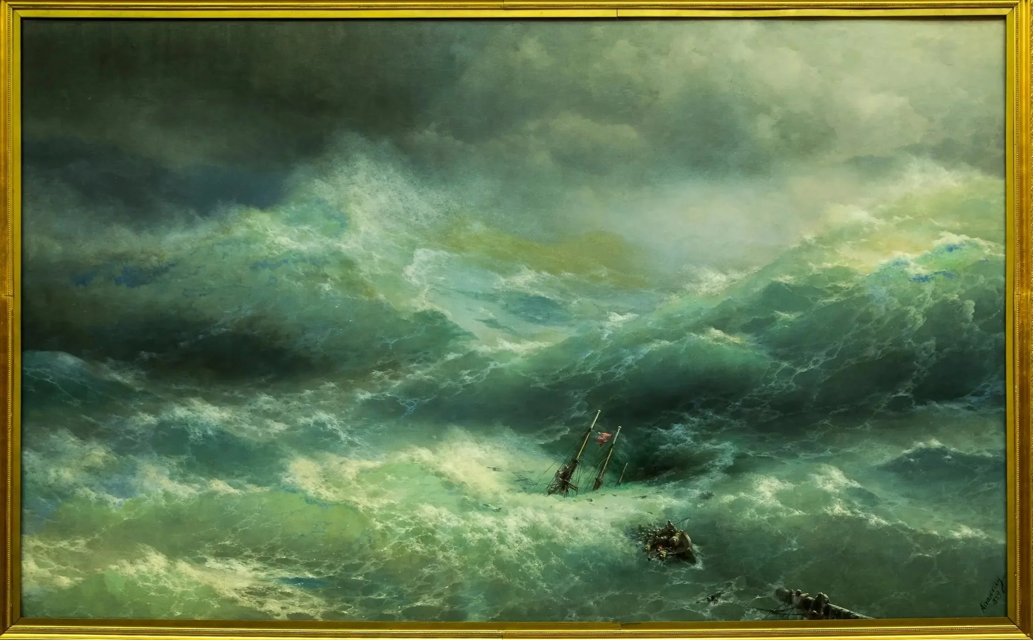 La Vague - Ivan Aïvazovski image 1 tableau peint à l’huile sur toile