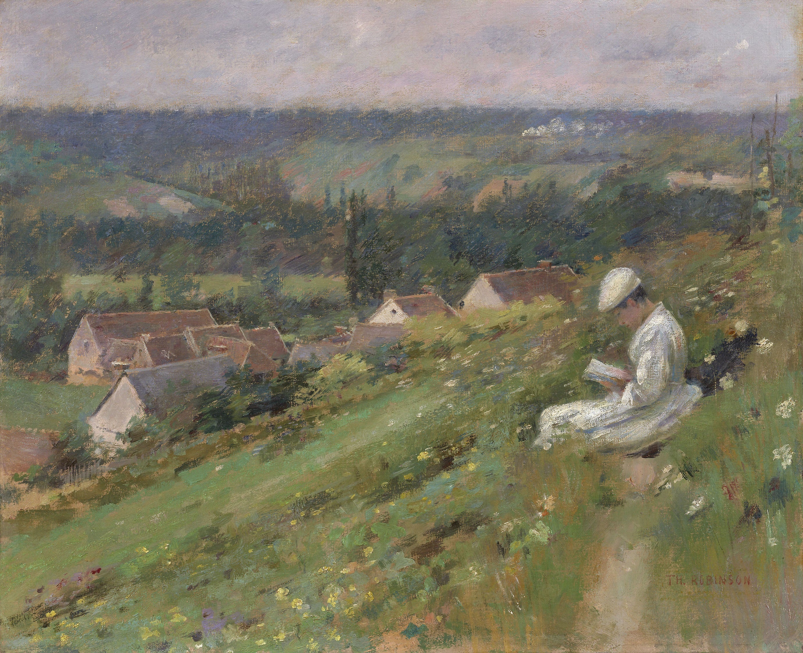 La vallée d'Arconville - Theodore Robinson