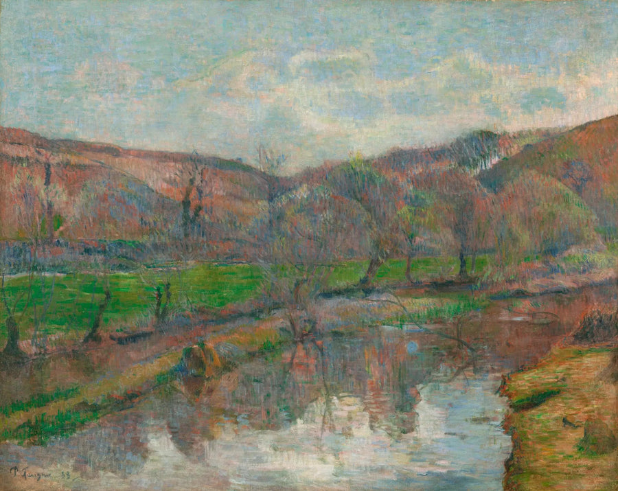 Aven Vadisi ve Pont-Aven Dağı - Paul Gauguin