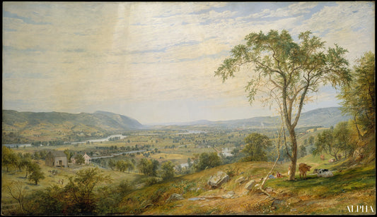 La vallée du Wyoming - Jasper Francis Cropsey - Reproductions de tableaux et peintures haut de gamme