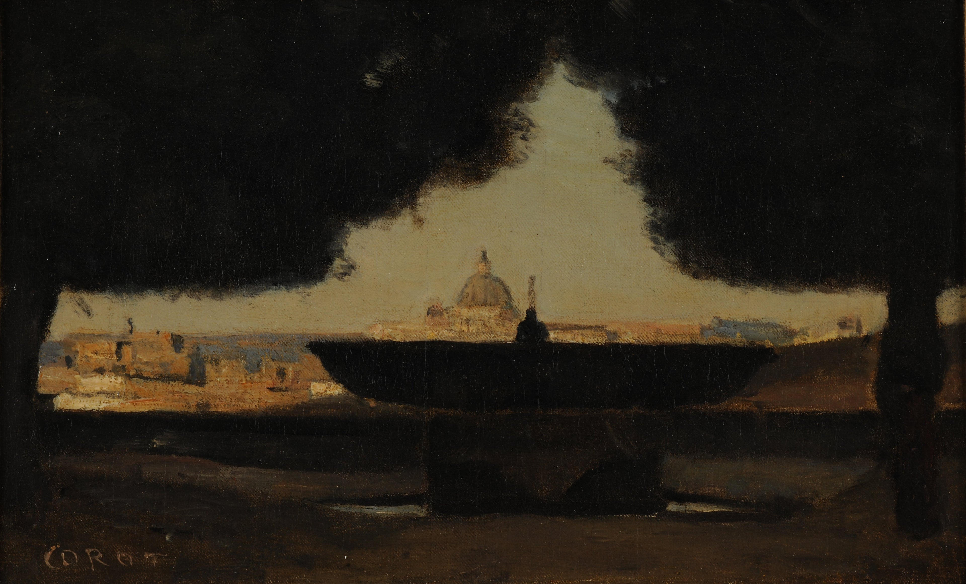 La Vasque de la villa Médicis - Jean-Baptiste Camille Corot