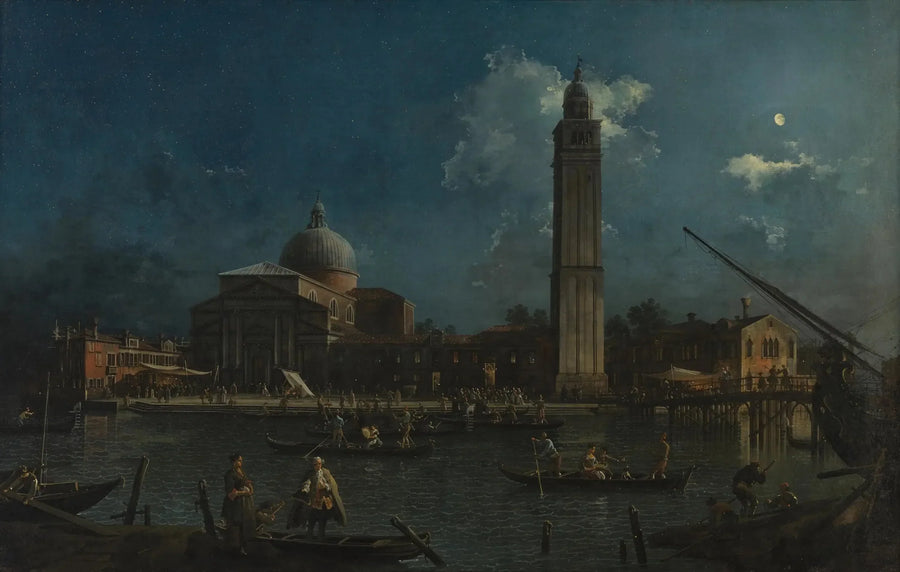 San Pietro di Castello'daki Gece Nöbeti - Canaletto