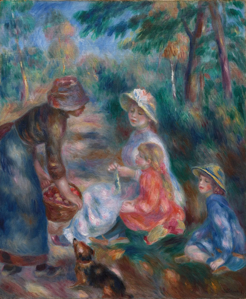 Elma Satıcısı - Pierre-Auguste Renoir