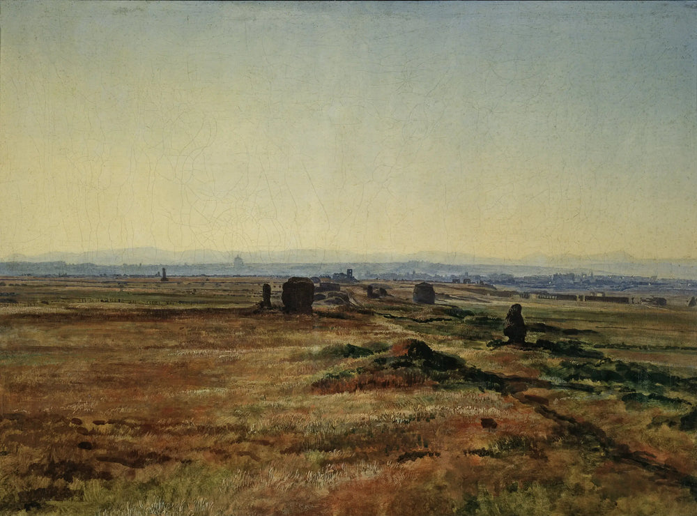 La Via Appia au soleil couchant - Alexandre Ivanov - Alpha Reproduction