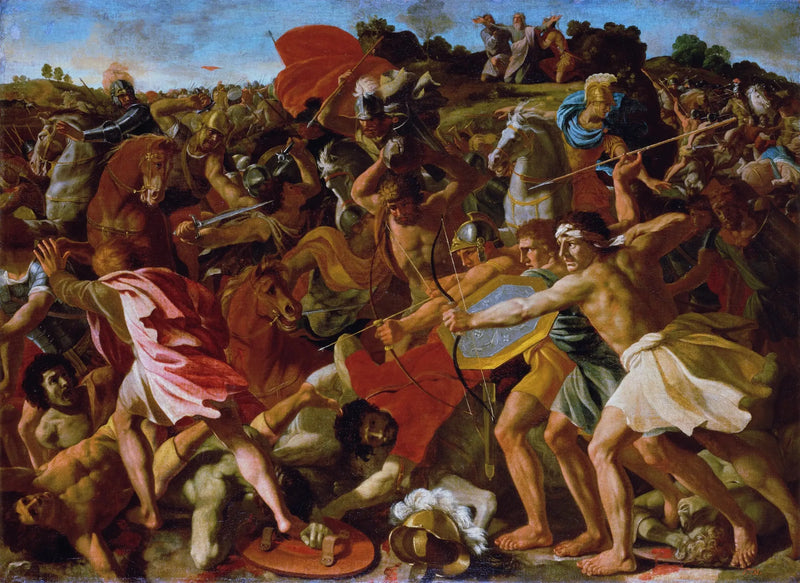 Yosua'nın Amaleklilere Karşı Zaferi - Nicolas Poussin