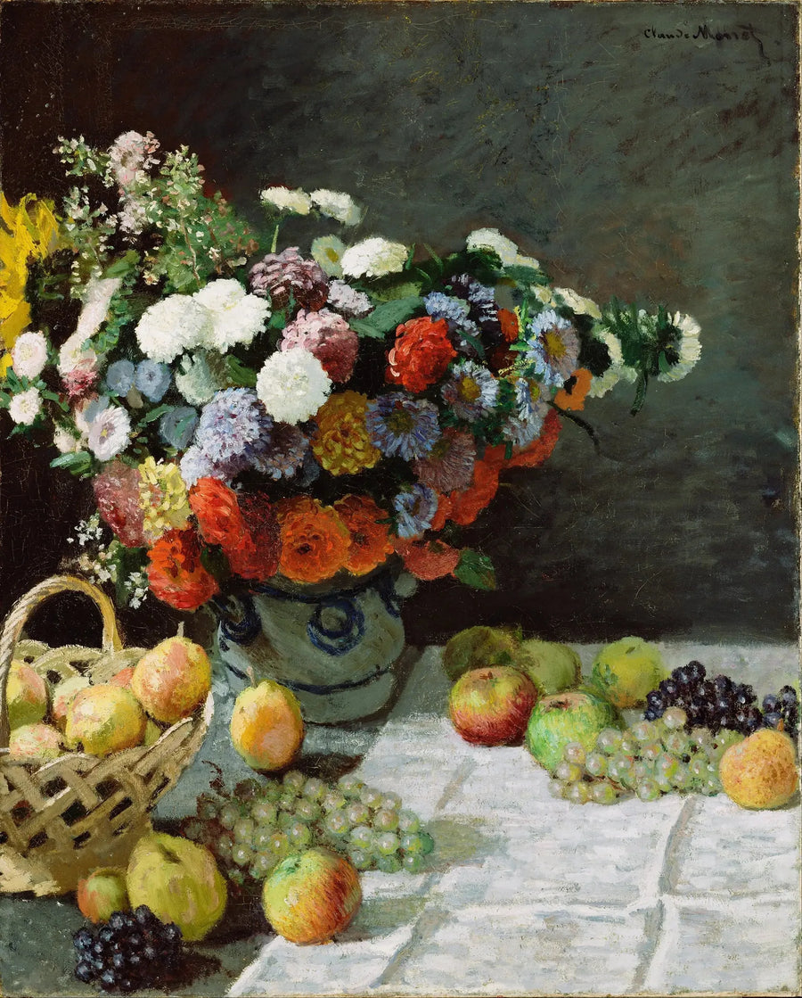 Çiçekler ve meyvelerle hayat - Claude Monet