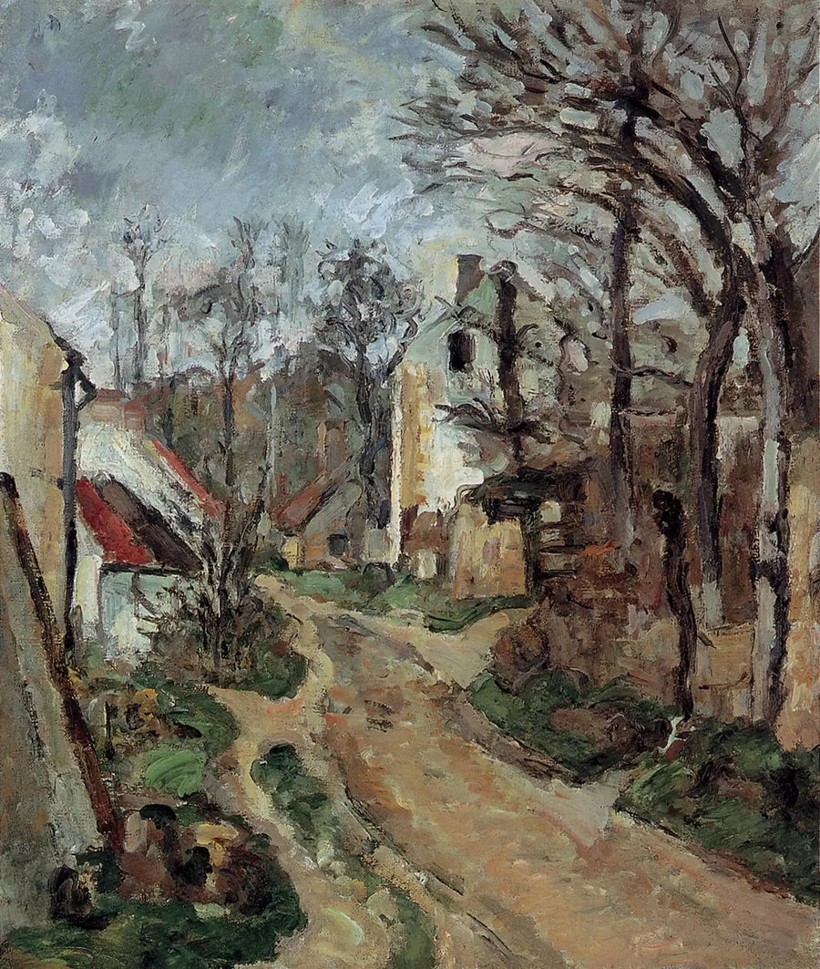Auvers-sur-Oise'da Eski Yol - Paul Cézanne