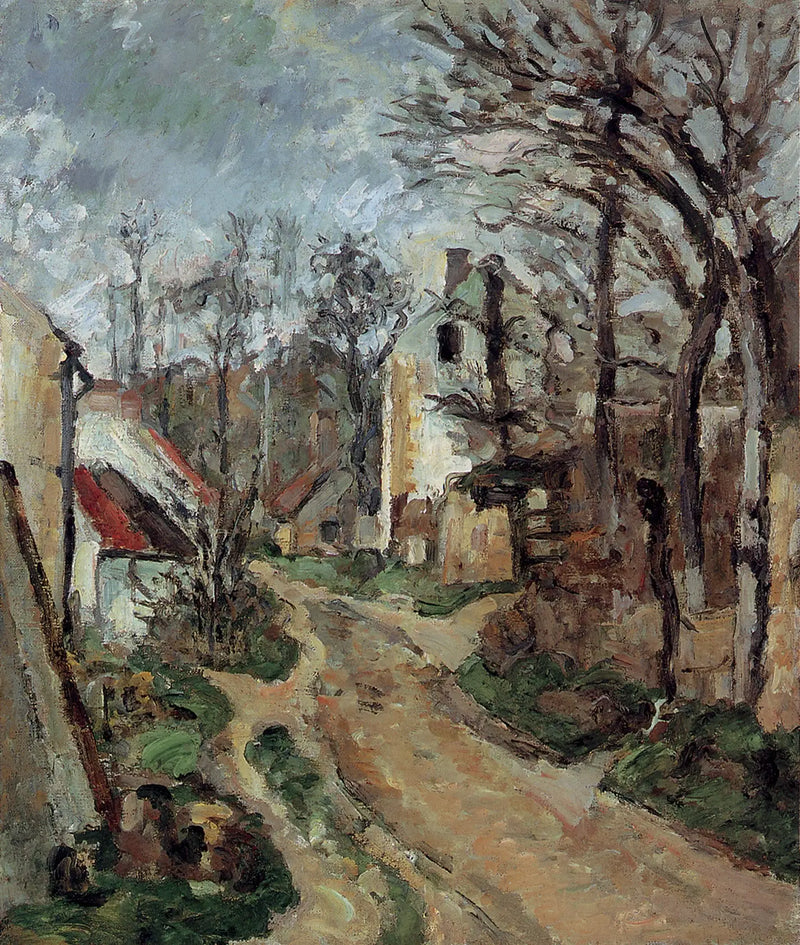 Auvers-sur-Oise'da Eski Yol - Paul Cézanne