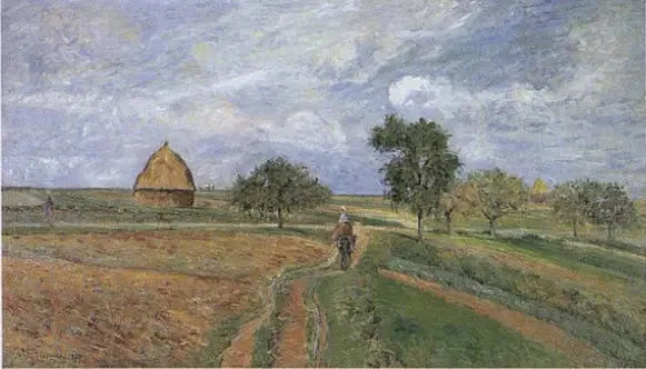 Ennery'den Pontoise'ye Eski Yol - Camille Pissarro