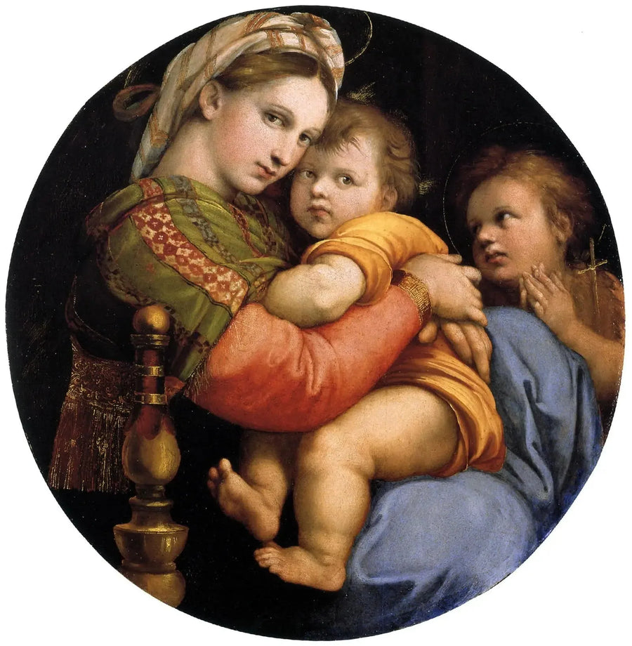 Sandalyedeki Meryem - Raphael Sanzio