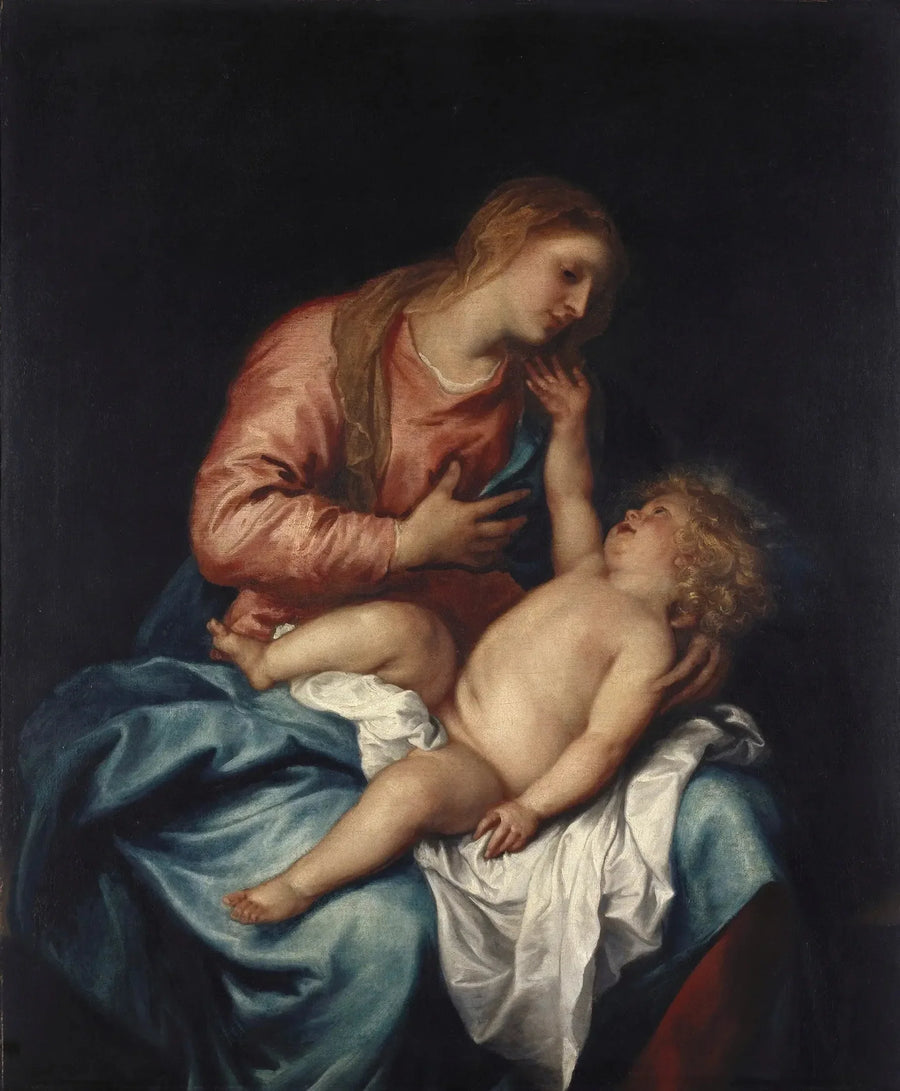 İsa'nın Annesi ve Çocuk - Antoine van Dyck