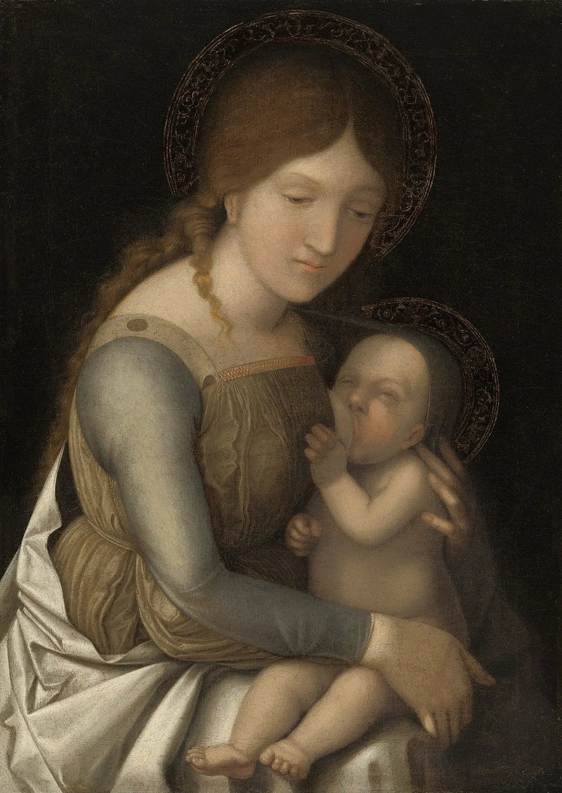 İsa'nın Annesi ve Çocuk - Antonio da Correggio