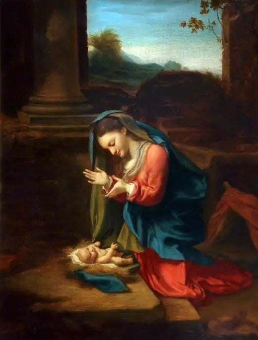 İsa'nın Annesi ve Çocuk - Antonio da Correggio