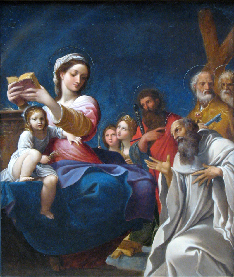 İsa ve Çocuk Meryem ile Azizler - Ludovico Carracci