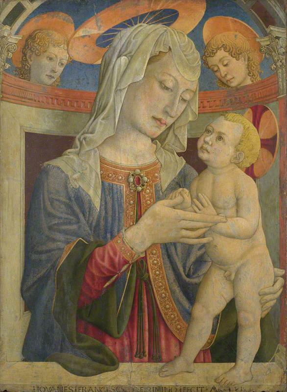 İsa ve Çocuk Meryem Ana - Giovanni Francesco da Rimini