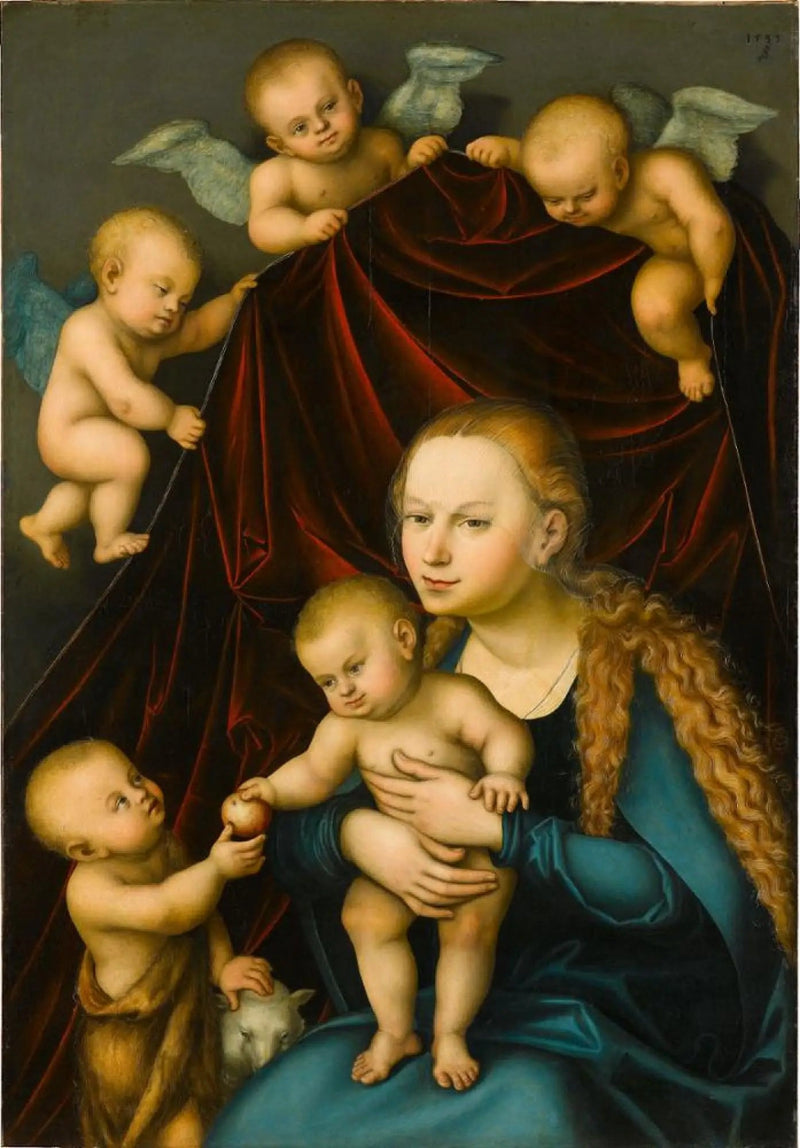 İsa Çocuk ile Meryem Ana - Lucas Cranach the Elder