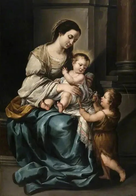 İsa ve Çocuk Meryem, "La serrana" - Bartolomé Esteban Murillo