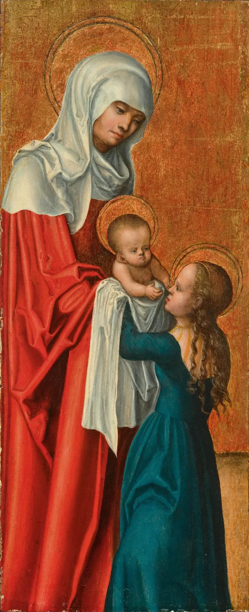 İsa ve Meryem Ana ile Azize Anne - Lucas Cranach the Elder