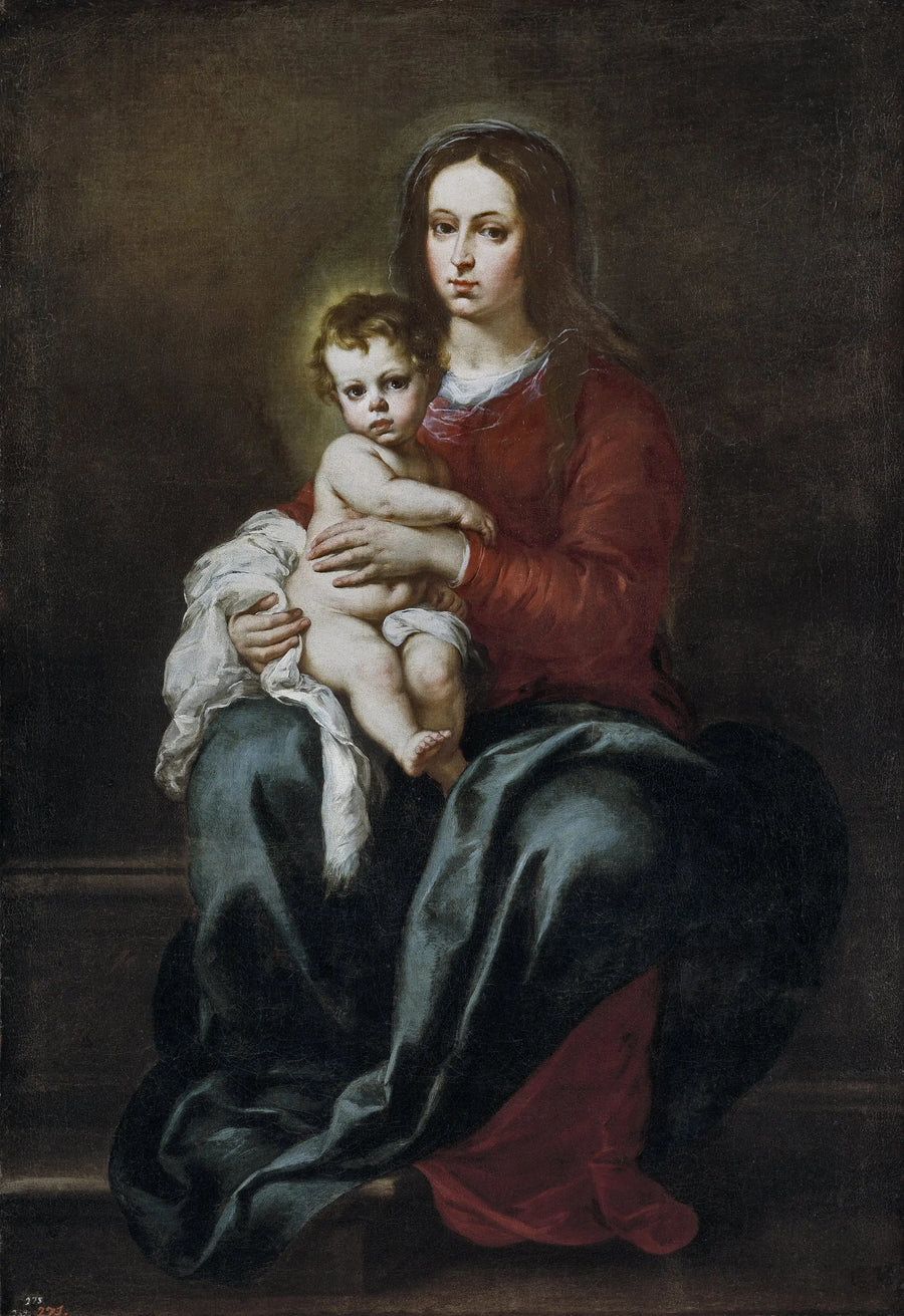 İsa'nın Annesi ve Çocuk - Bartolomé Esteban Murillo