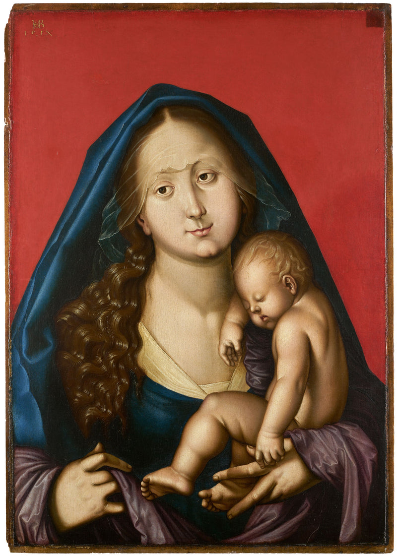 Uyuyan Çocuklu Meryem Ana - Hans Baldung Grien