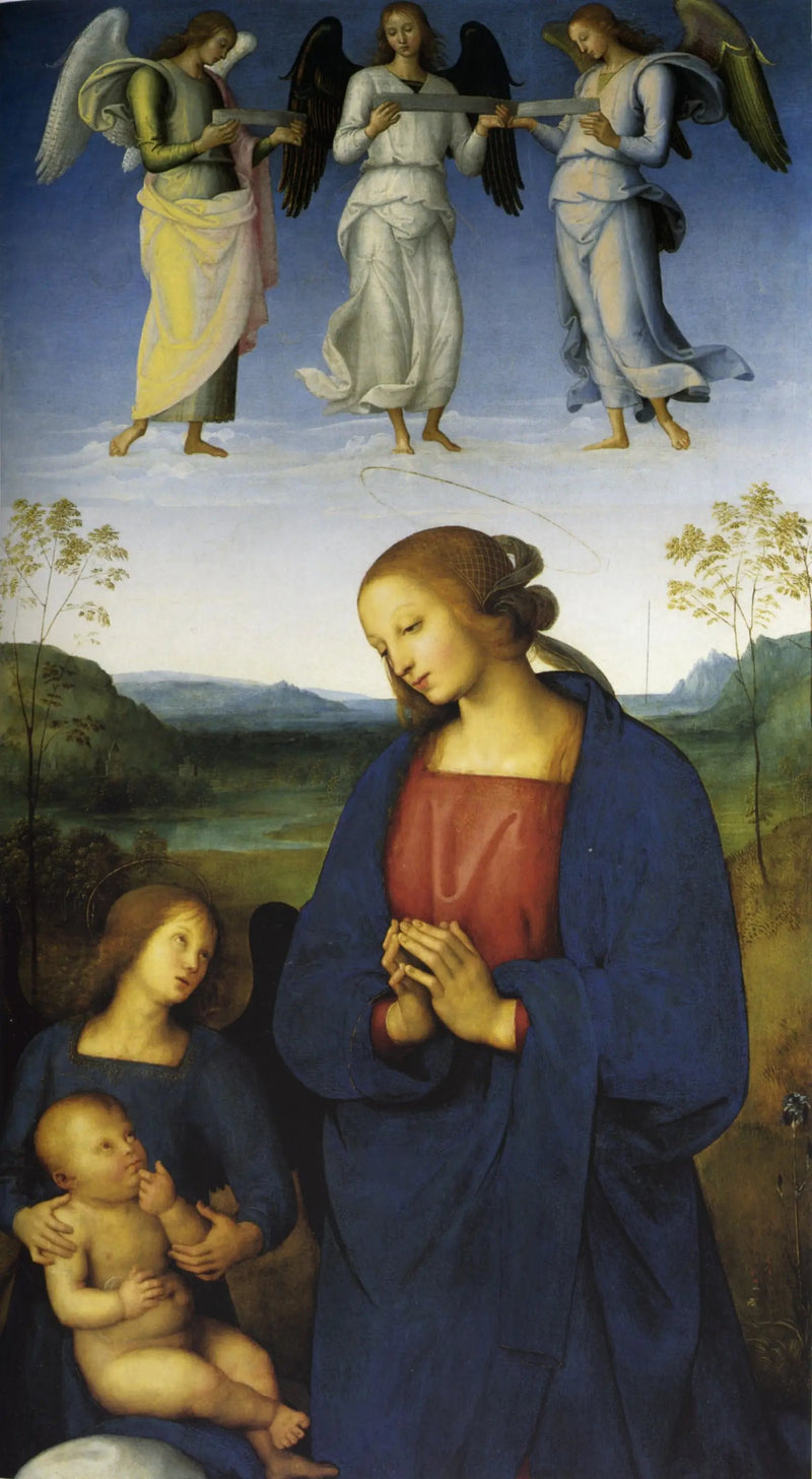 İsa ve Meleklerle Meryem Ana - Pietro Perugino