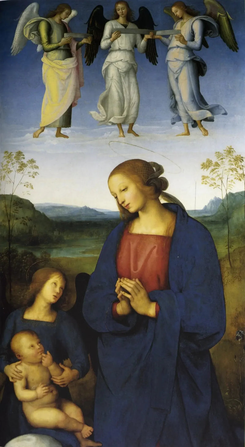 İsa ve Meleklerle Meryem Ana - Pietro Perugino