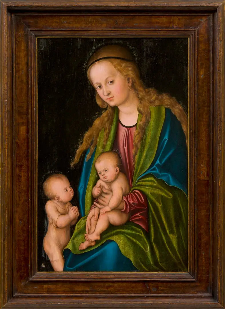 İsa Meryem ve küçük Jean - Lucas Cranach the Elder