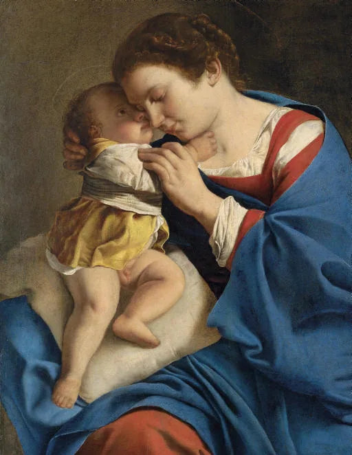İsa Meryem Ana - Orazio Gentileschi