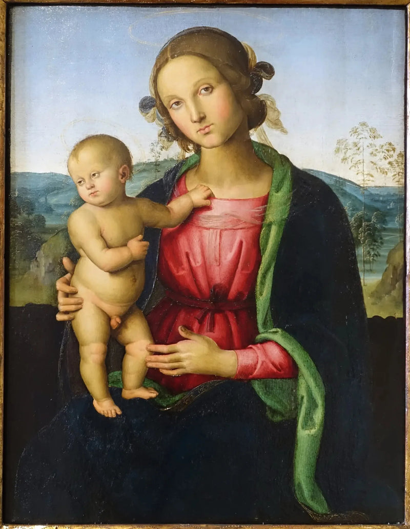 İsa ve Meryem Ana - Pietro Perugino
