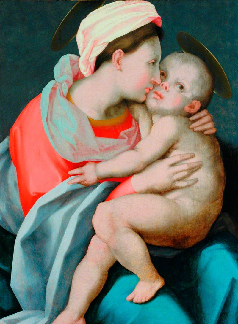 İsa ve Meryem Ana - Rosso Fiorentino