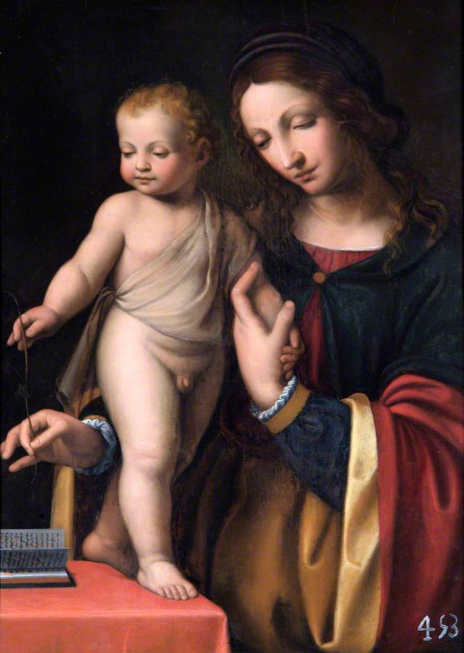 Ayakta Meryem ve Çocuk - Bernardino Luini