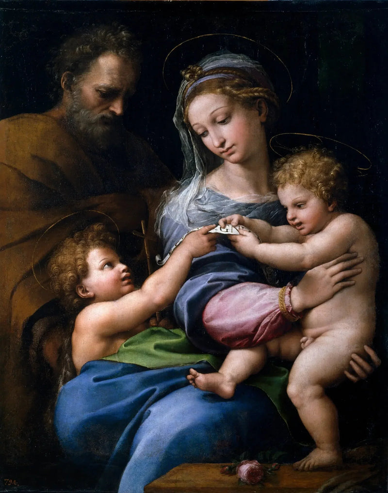 Gül ile Meryem - Raphael Sanzio