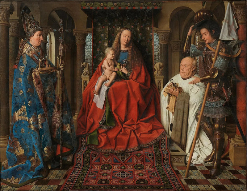 Van der Paele Rahibesi'nde Meryem Ana - Jan van Eyck