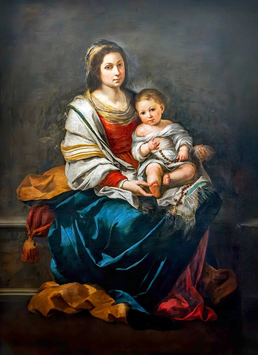 Meryem Ana ve Tesbih - Bartolomé Esteban Murillo