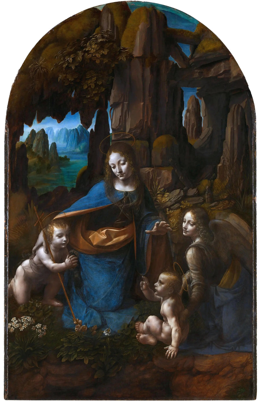 Kayalar Üzerindeki Meryem - Leonardo da Vinci