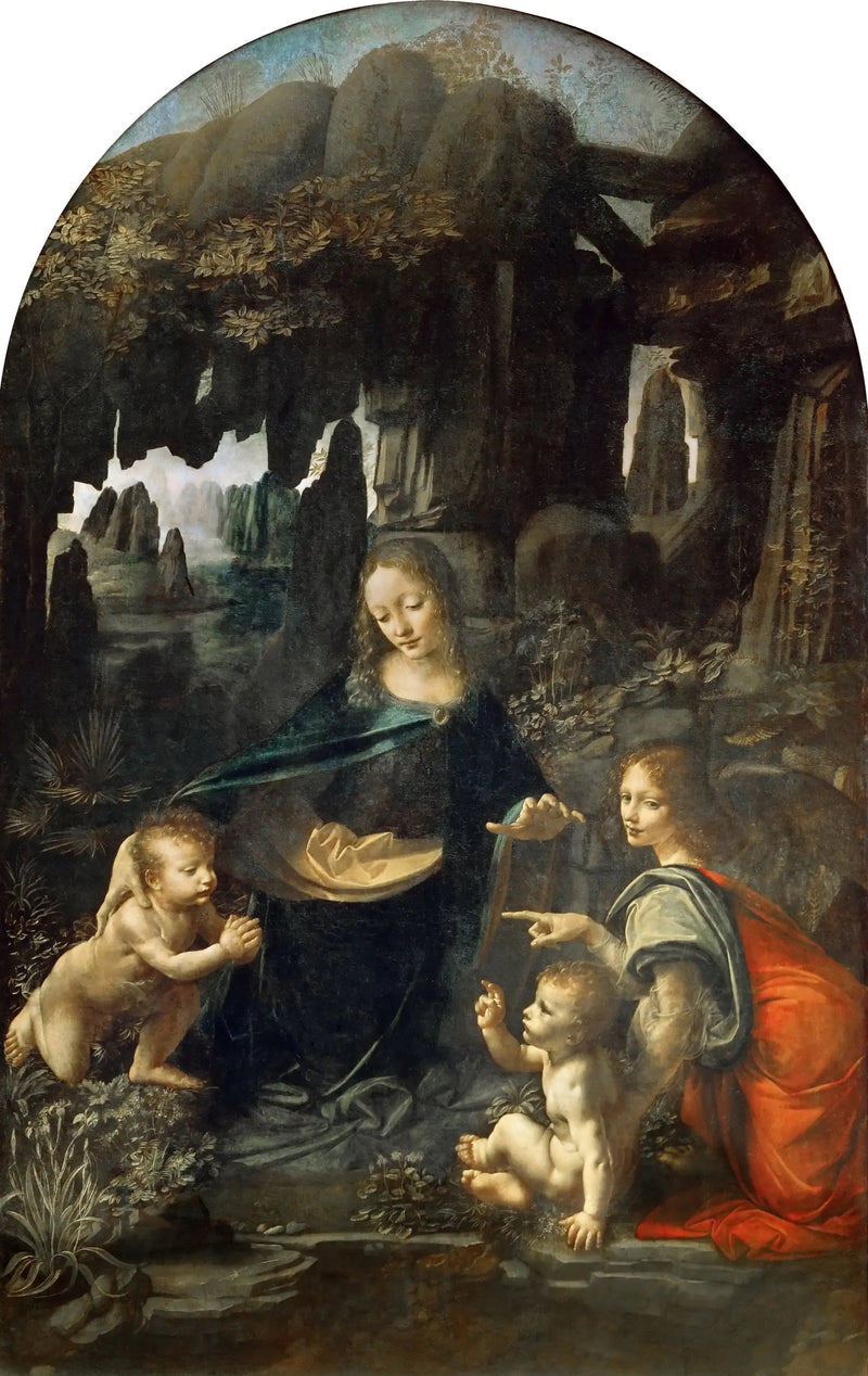 Kayalar Üzerindeki Meryem - Leonardo da Vinci