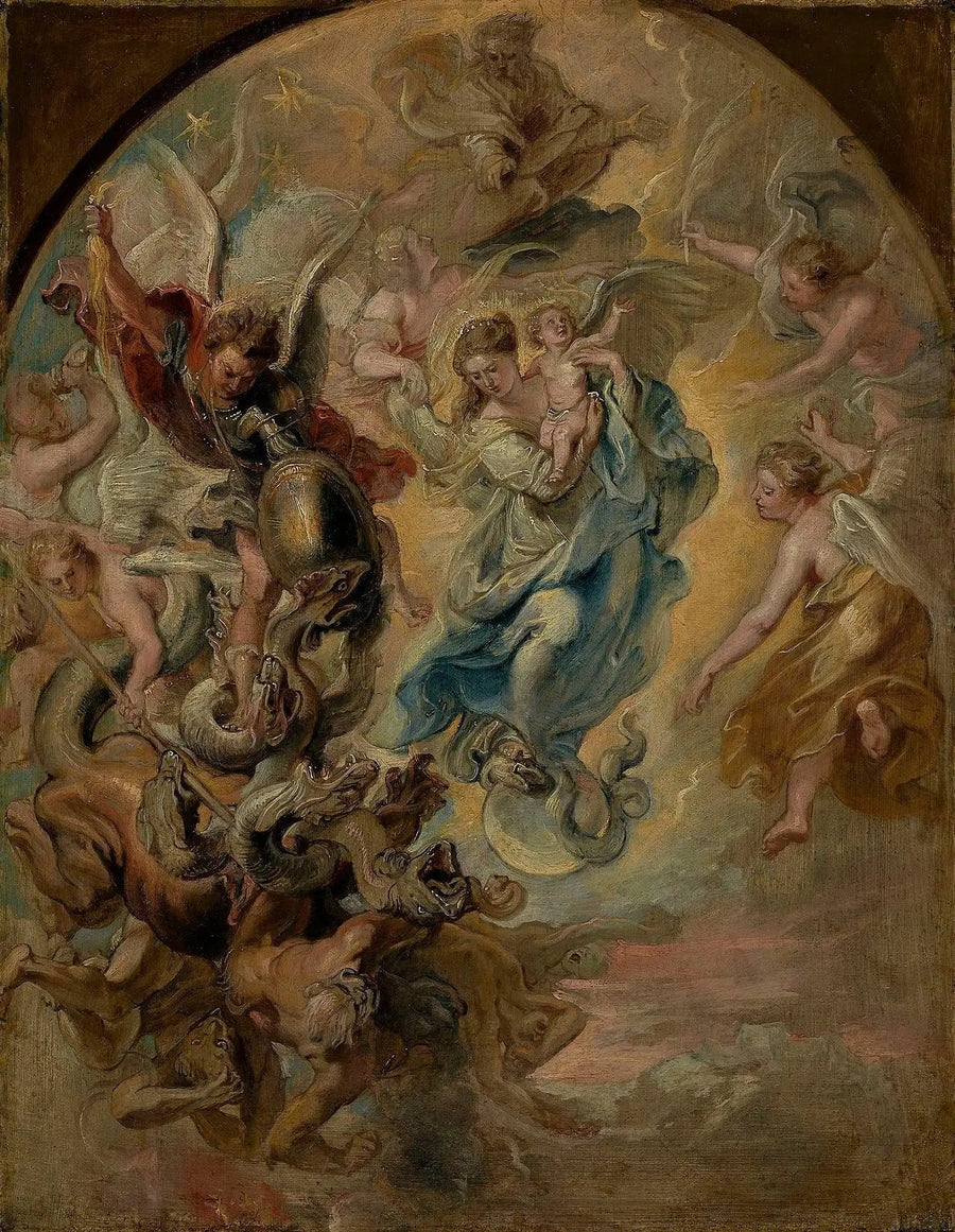 Vahiy Kadını Olarak Meryem Ana - Peter Paul Rubens