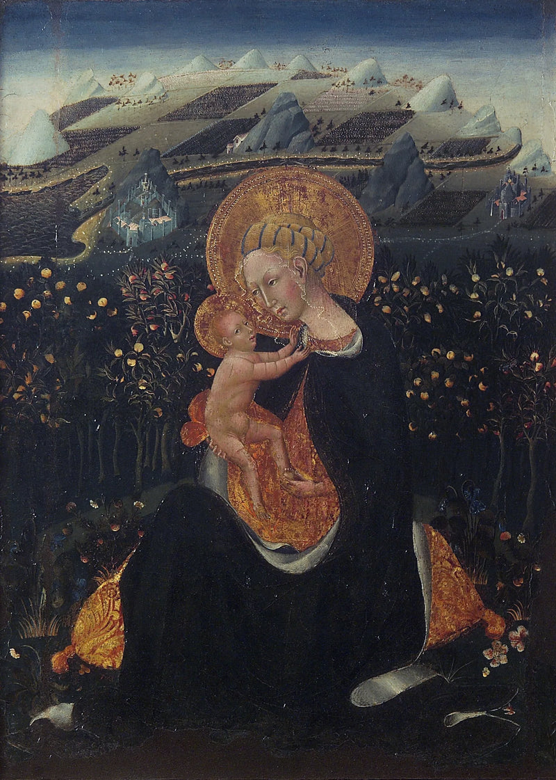 Alçakgönüllülük Meryem Ana - Giovanni di Paolo