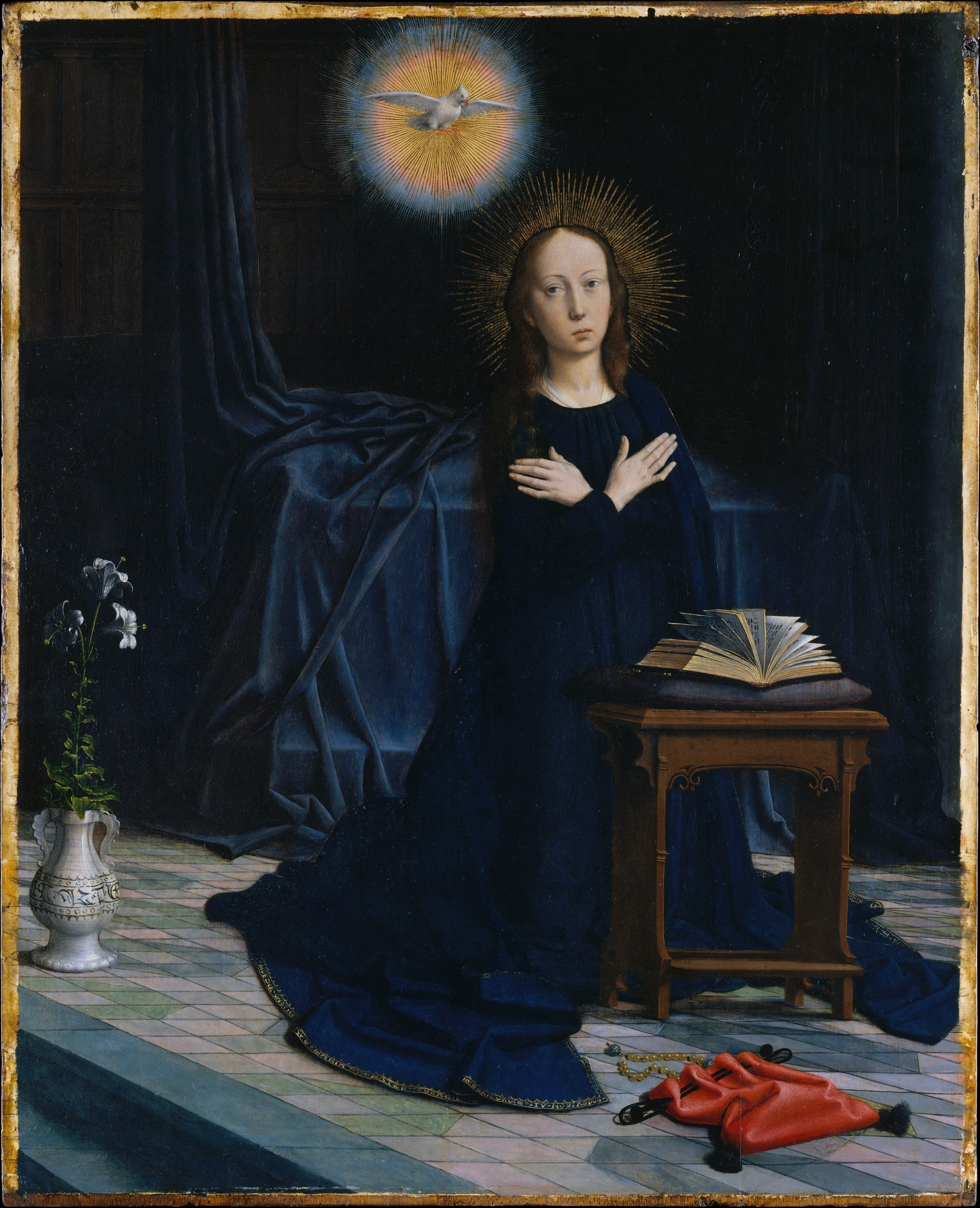 La Vierge de l'Annonciation Retable de Cervara - Gérard David