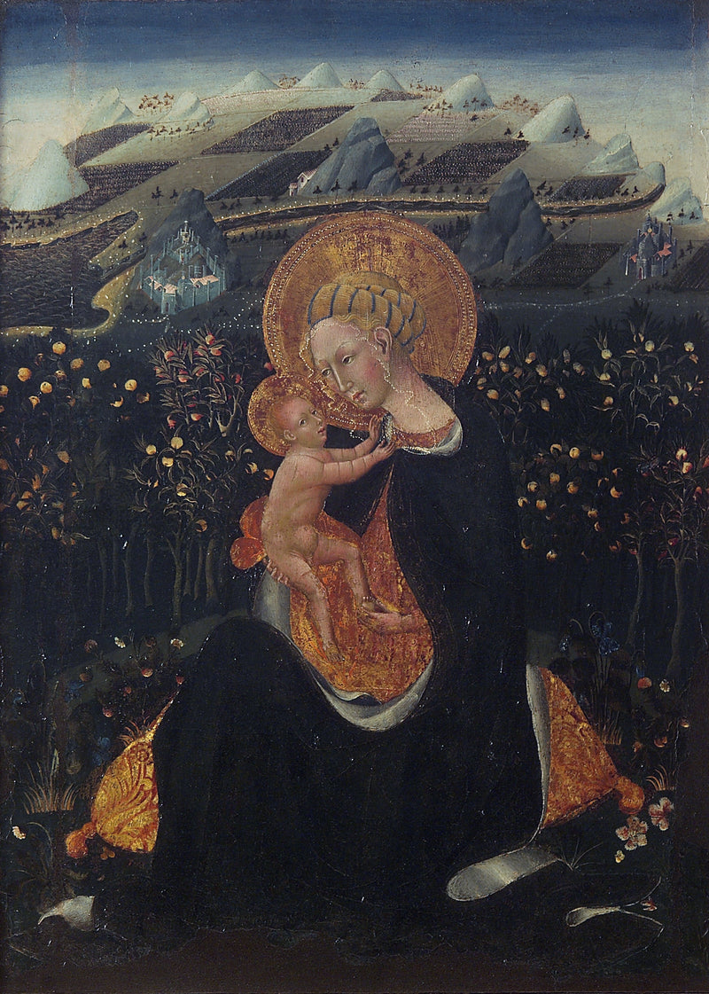 Alçakgönüllülük Meryem Ana - Giovanni di Paolo