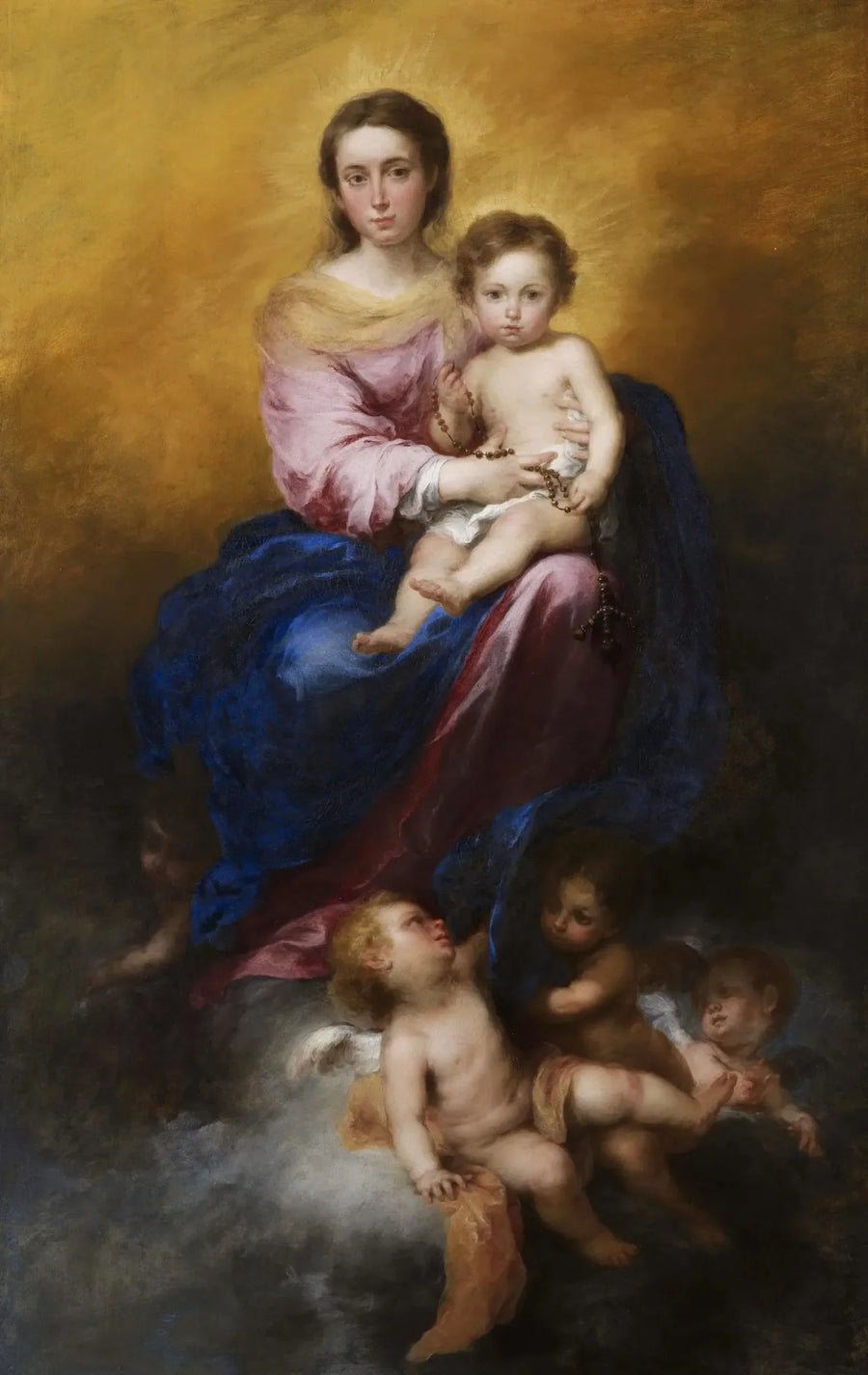 Meryem Ana ve Gül Ağacı - Bartolomé Esteban Murillo