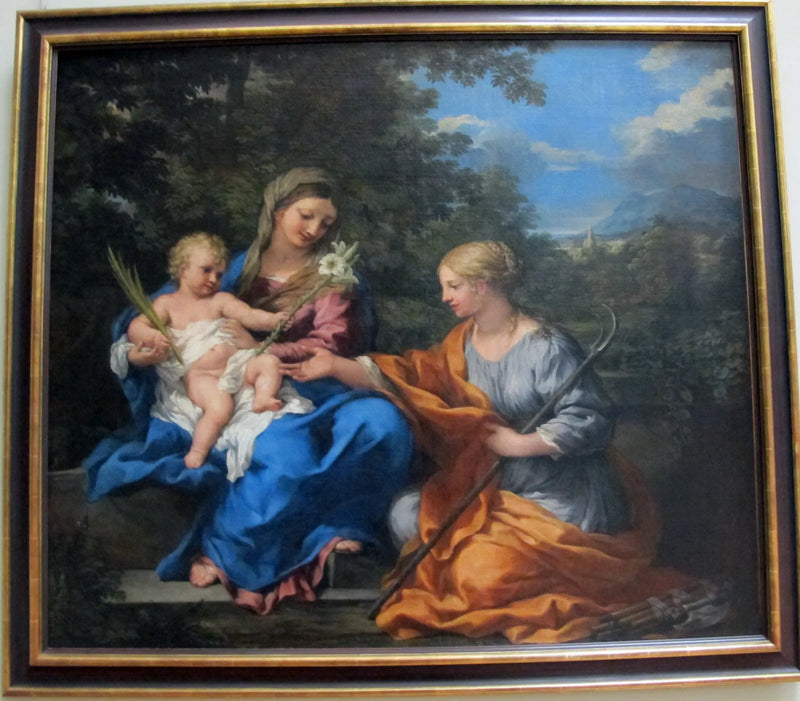 Bakire ve Çocuk ile Aziz Martine - Pietro da Cortona