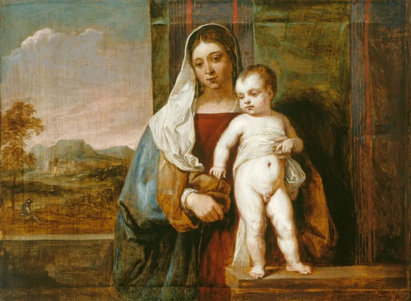 Bakire ve Çocuk - David Teniers genç