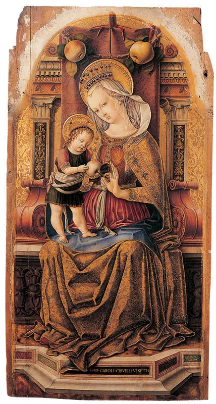 Majestede Meryem Ana ve Çocuk - Carlo Crivelli